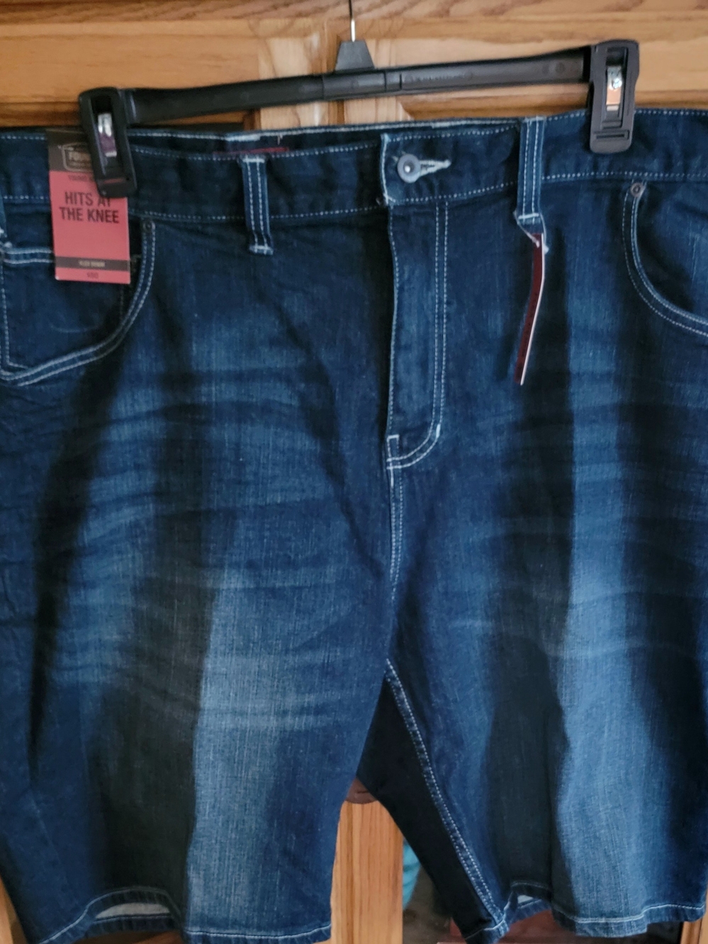 The Foundry Supply Co. Men's Dark Blue Denim Jean Shorts